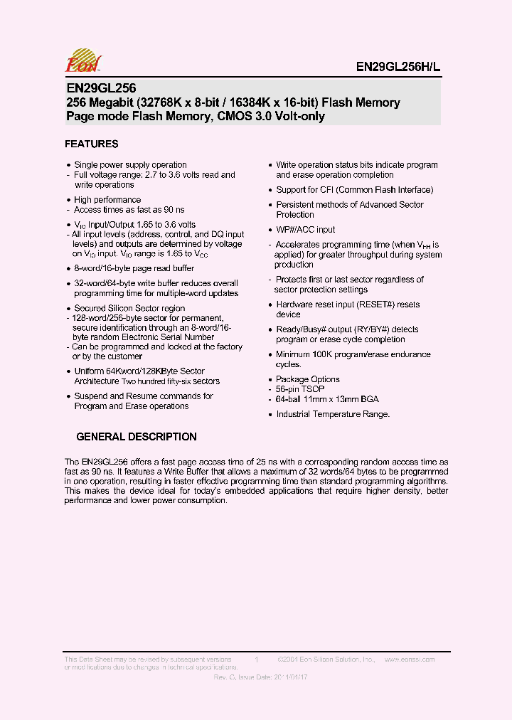 EN29GL256H_5819113.PDF Datasheet