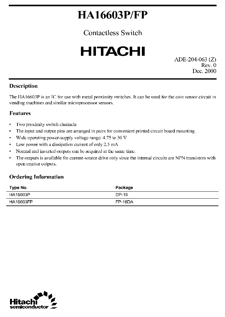 HA16603P_5822680.PDF Datasheet
