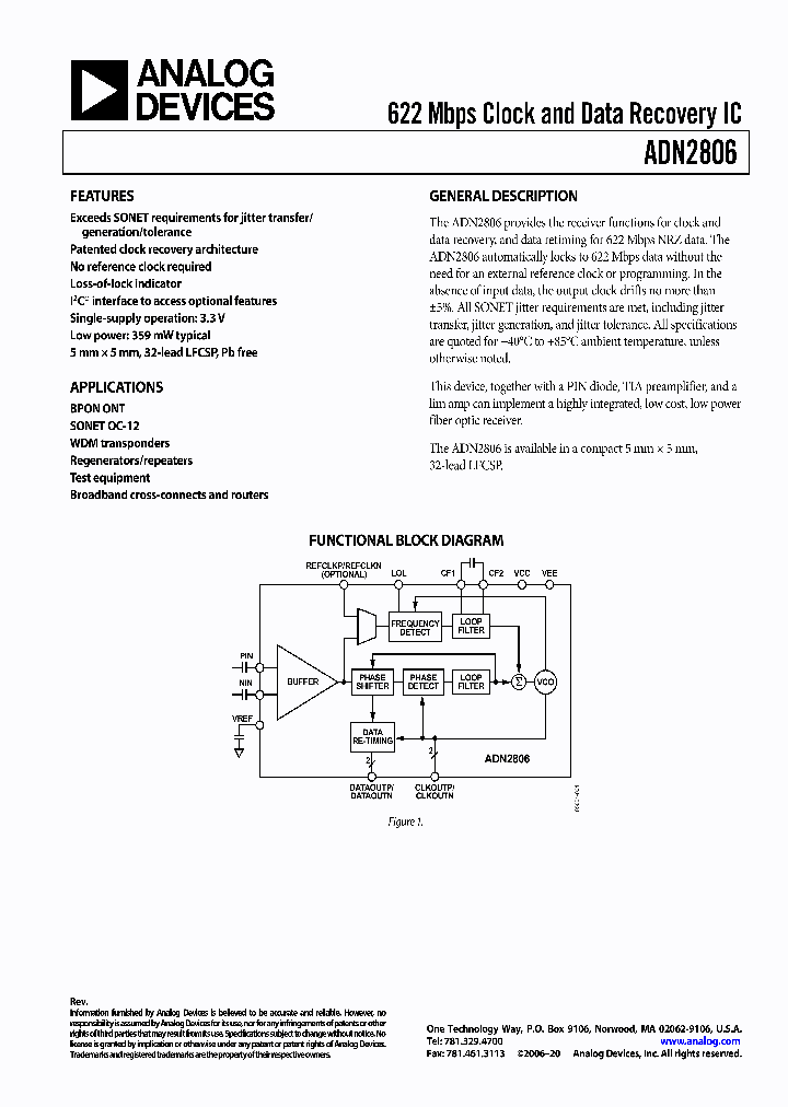 ADN2806ACPZ_5819873.PDF Datasheet