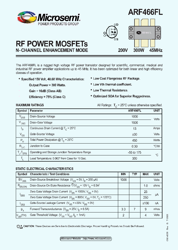 ARF466FL_5827013.PDF Datasheet