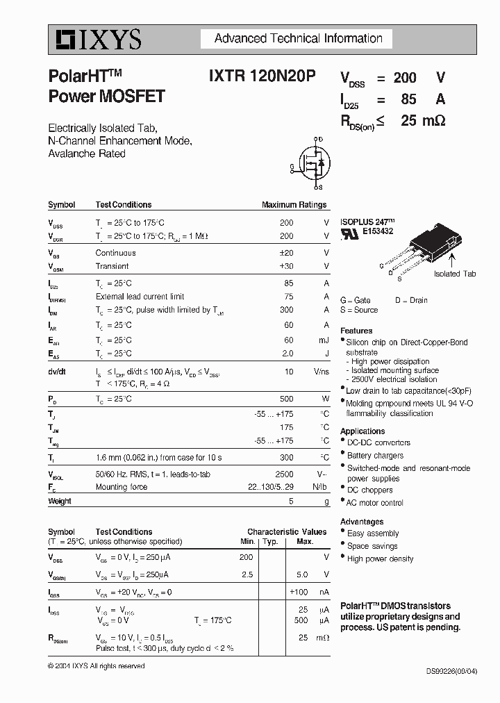 IXTR120N20P_5829459.PDF Datasheet