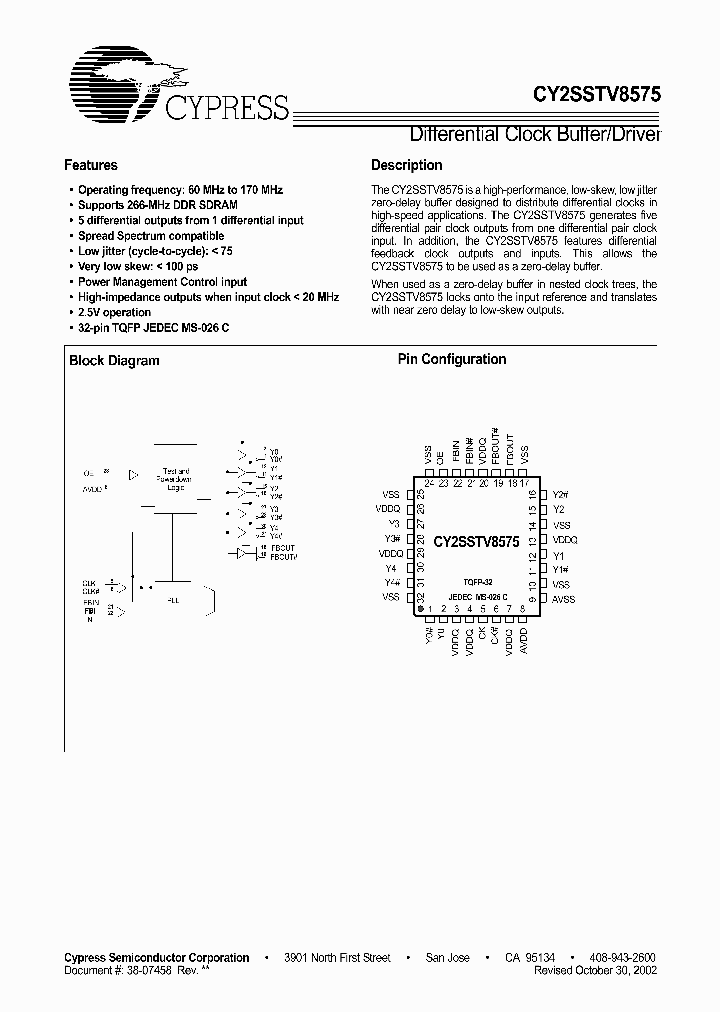 CY2SSTV8575AC_5835860.PDF Datasheet