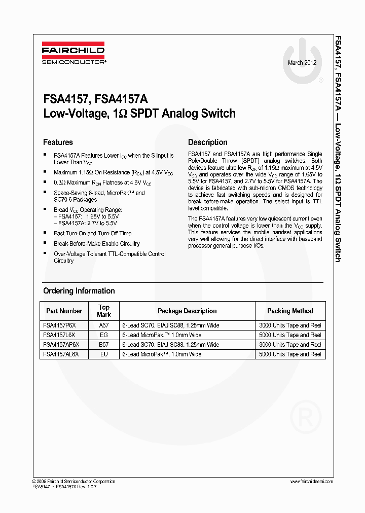 FSA4157AP6X12_5835617.PDF Datasheet