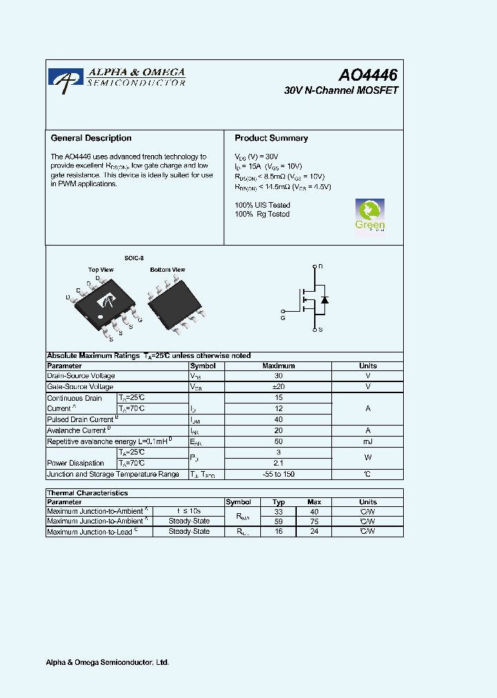 AO4446_5837205.PDF Datasheet