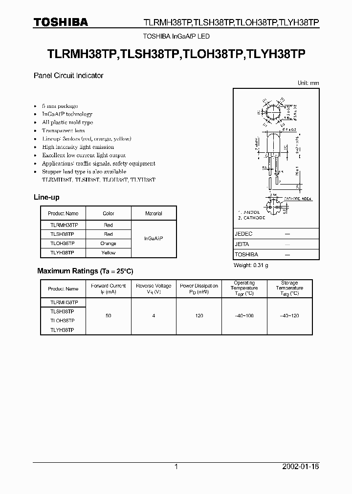 TLSH38TP_5837938.PDF Datasheet