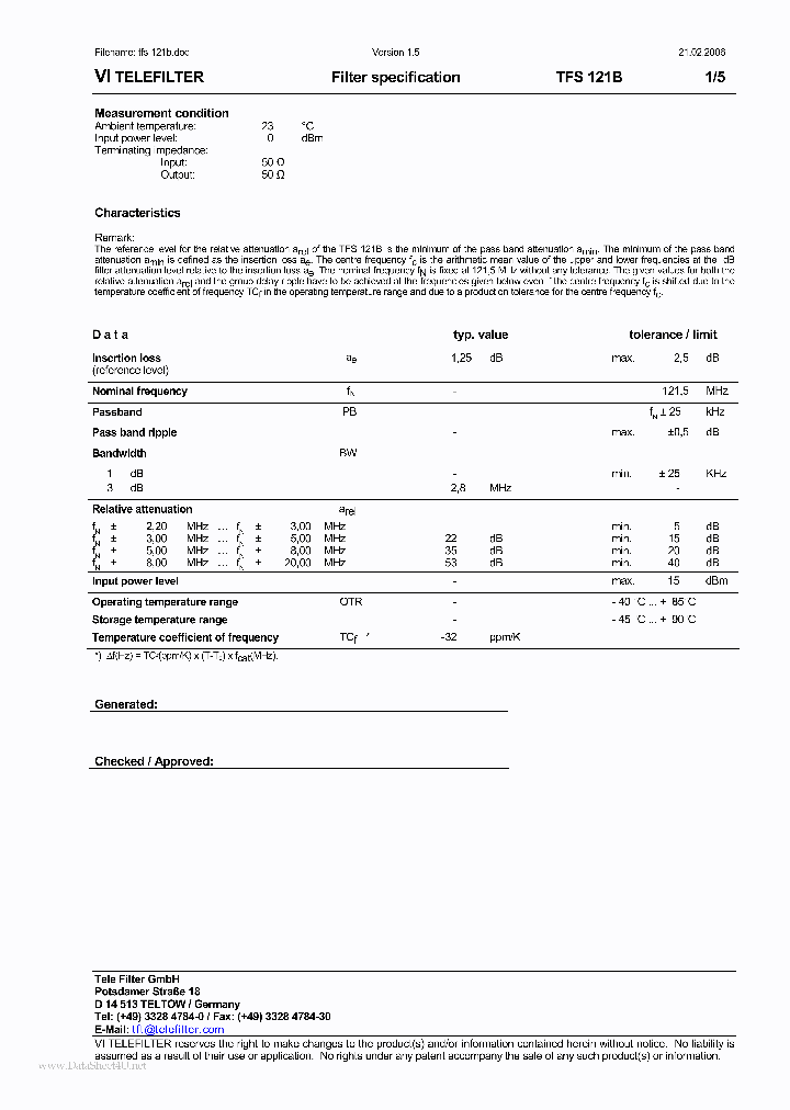 TFS121B_5824850.PDF Datasheet
