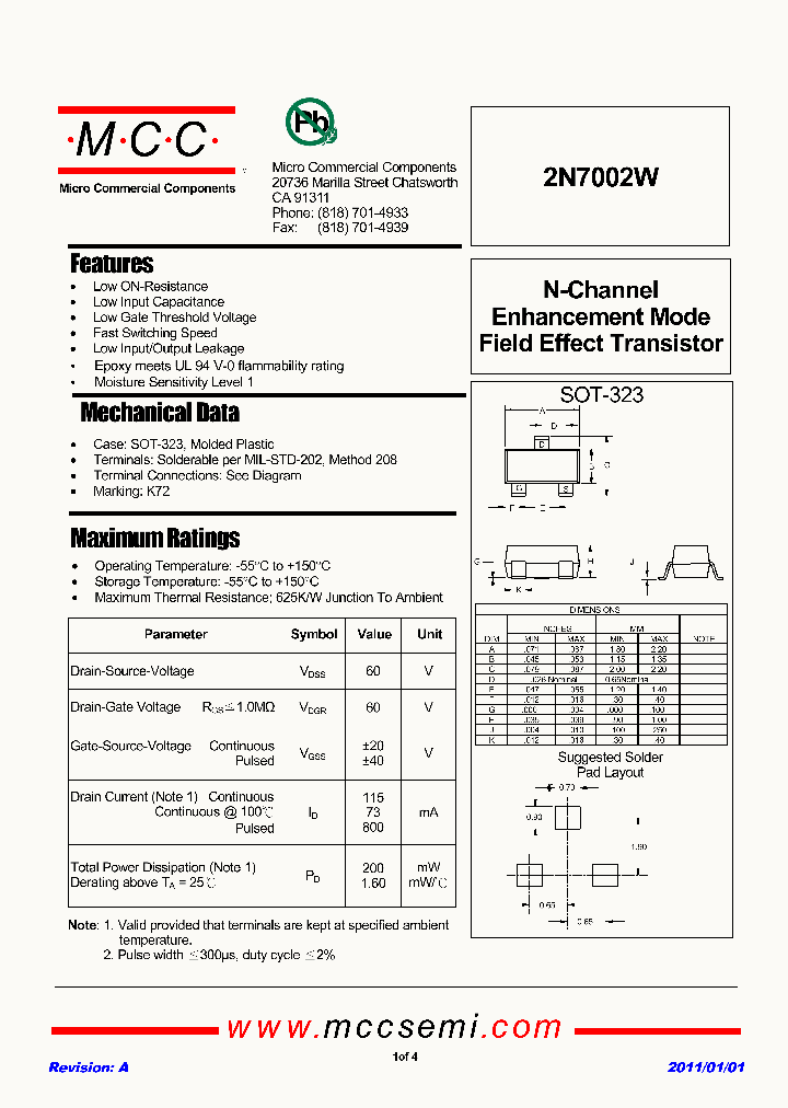 2N7002W11_5836267.PDF Datasheet