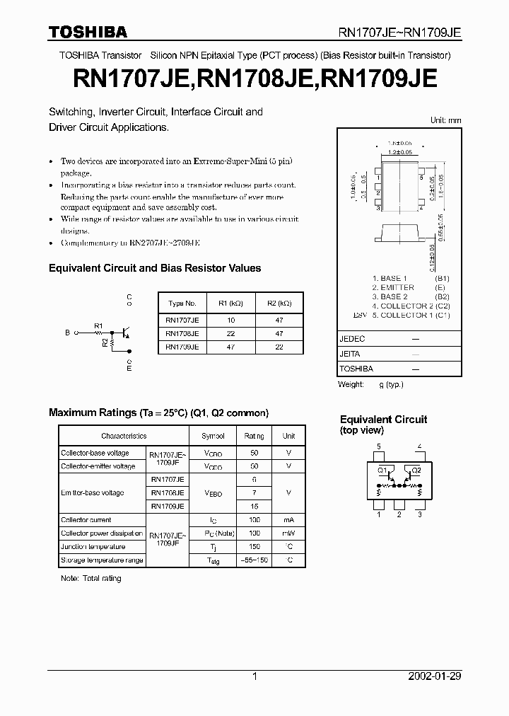 RN1707JE_5847275.PDF Datasheet