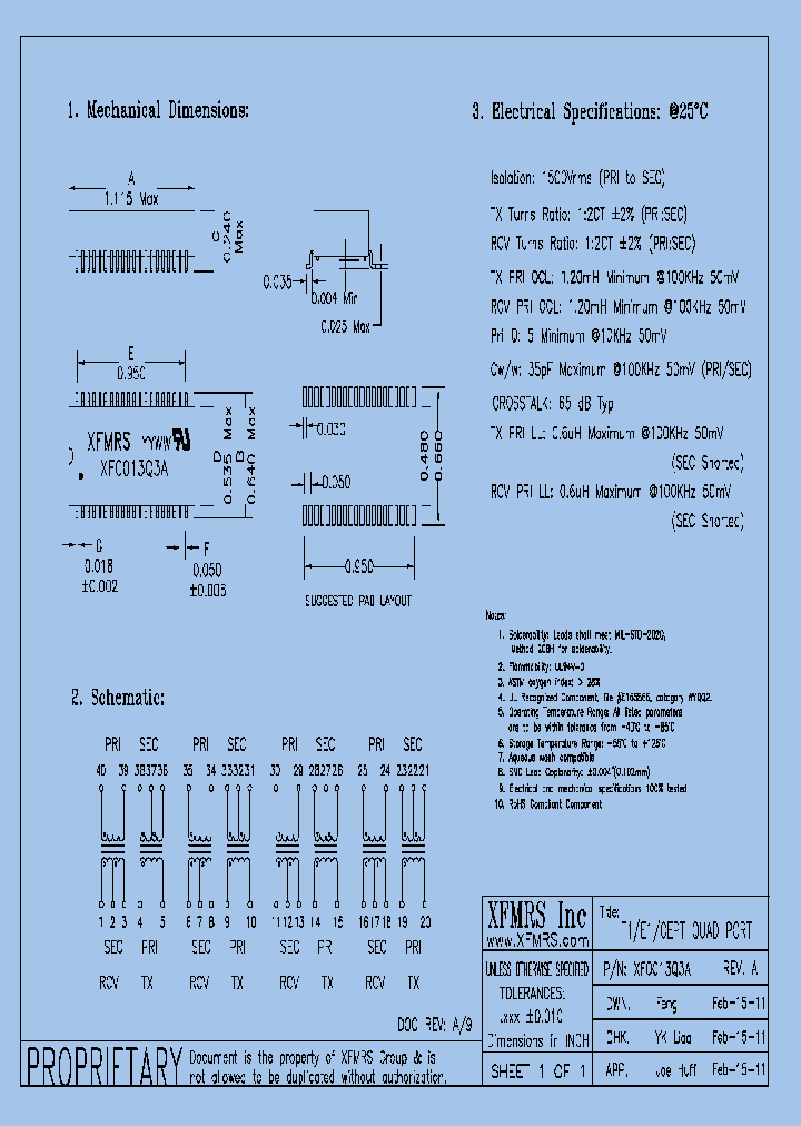 XF0013Q3A11_5843013.PDF Datasheet