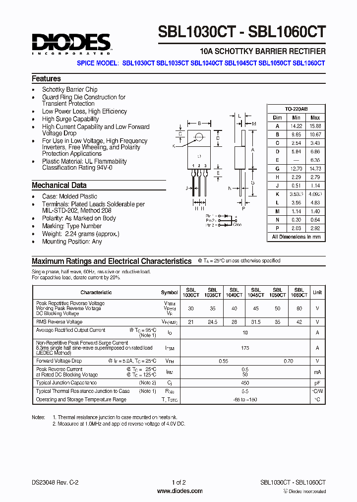 SBL1060CT_5846893.PDF Datasheet