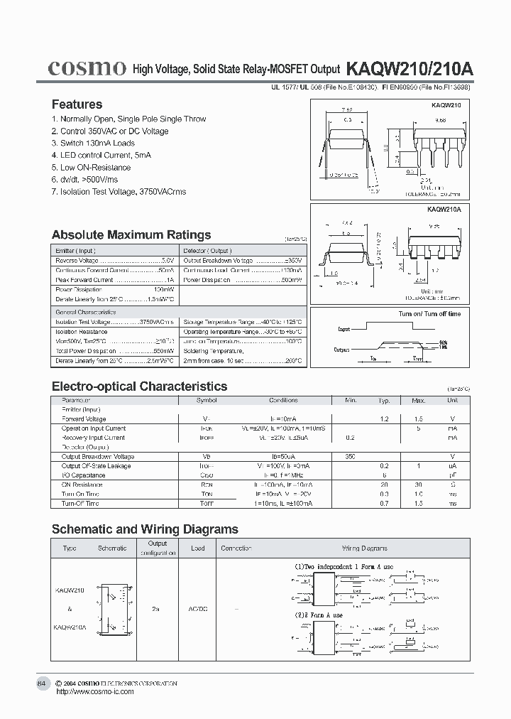 KAQW210_5845117.PDF Datasheet