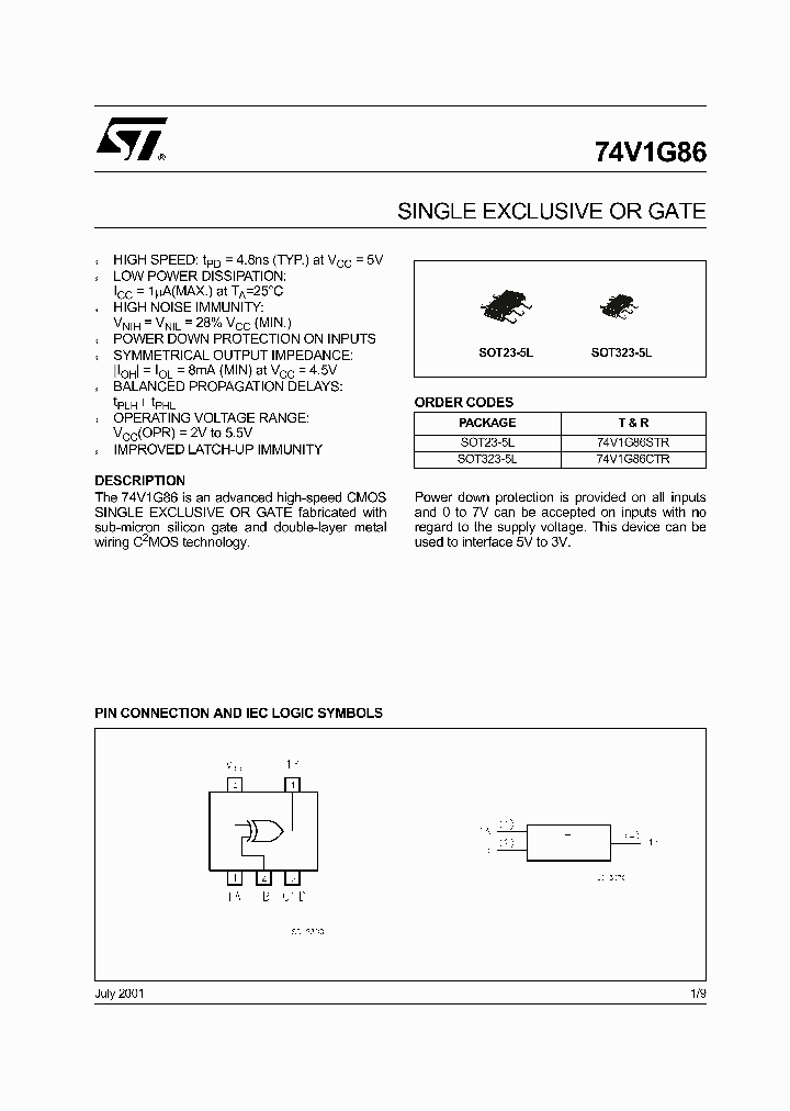 74V1G86STR_5851951.PDF Datasheet