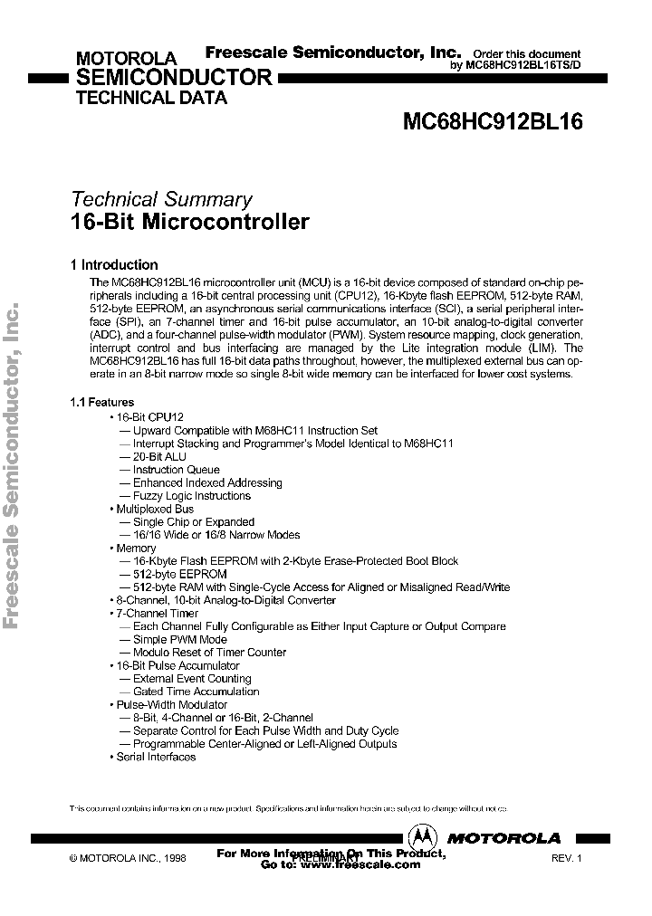 MC68HC912BL16TS_5853233.PDF Datasheet