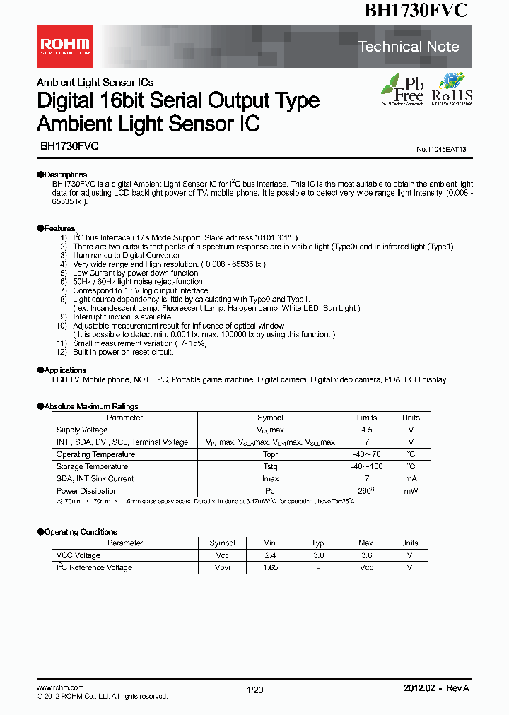 BH1730FVC_5854275.PDF Datasheet