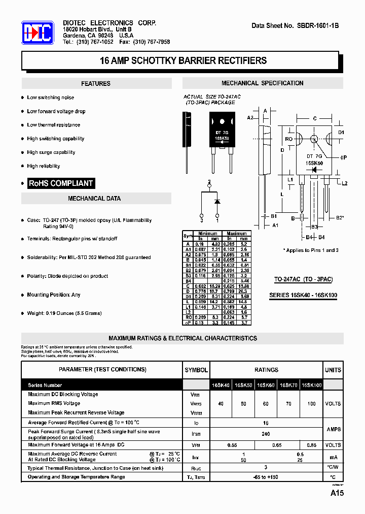 SBDR-1601-1B_5856784.PDF Datasheet