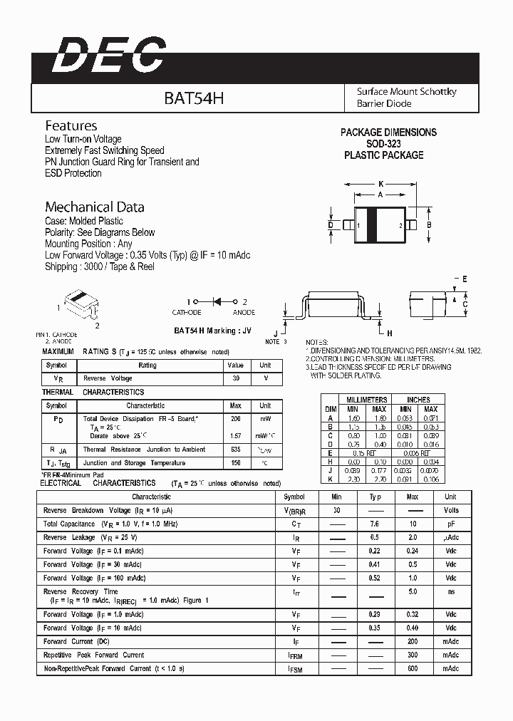 BAT54H_5858257.PDF Datasheet
