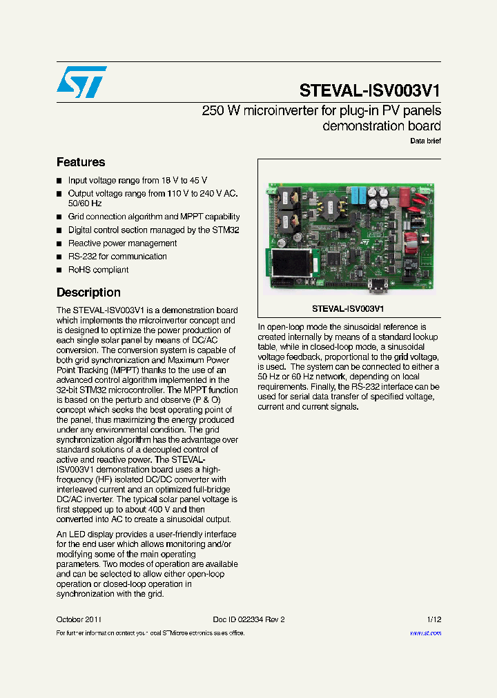 STEVAL-ISV003V1_5857707.PDF Datasheet