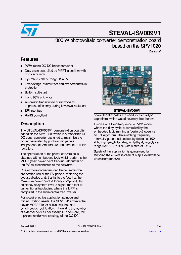 STEVAL-ISV009V1_5857711.PDF Datasheet