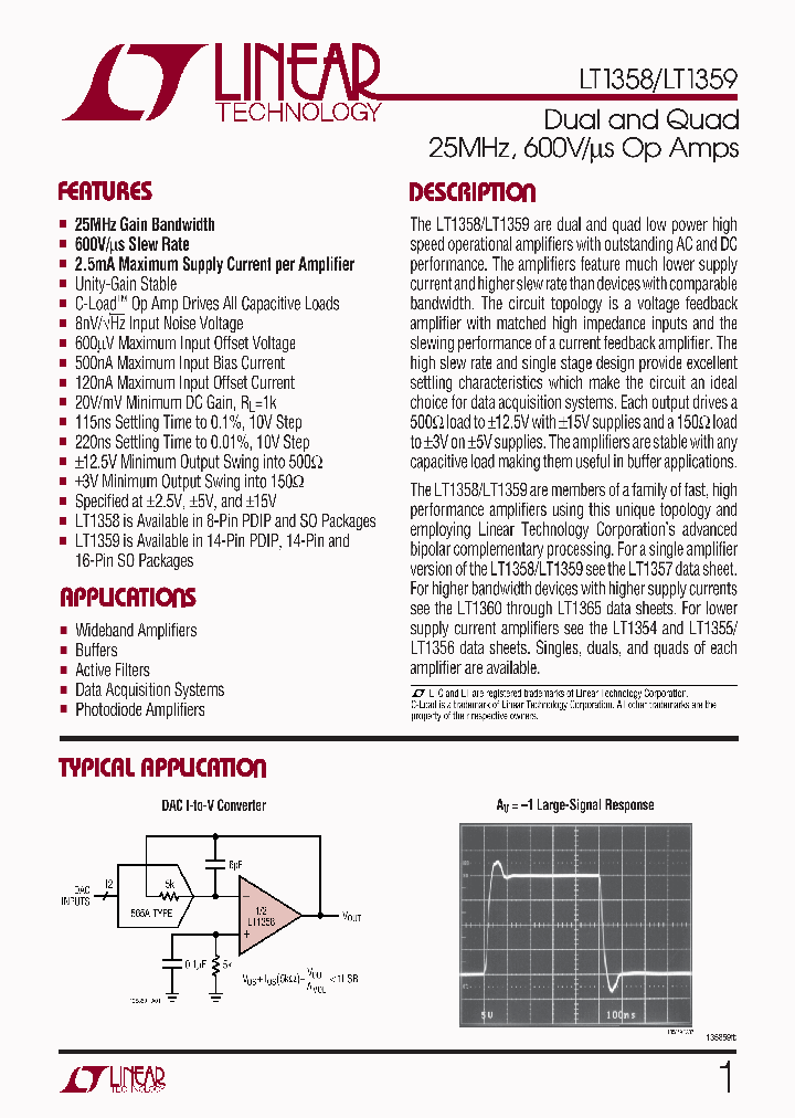 LT1358IS8TRPBF_5858496.PDF Datasheet