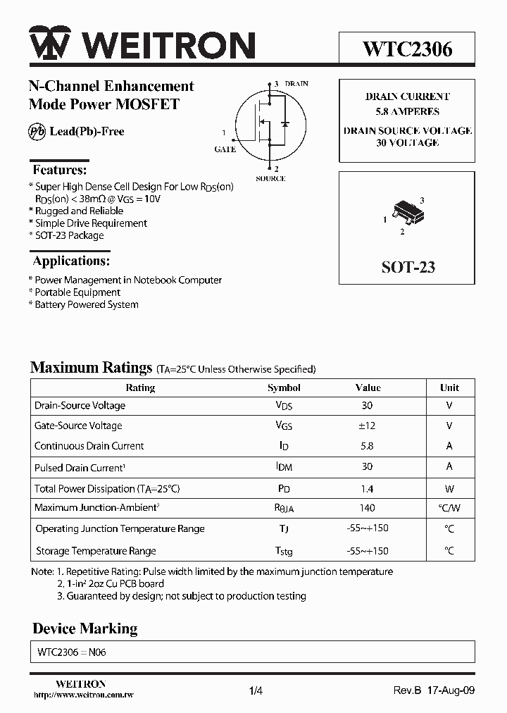 WTC230609_5861438.PDF Datasheet