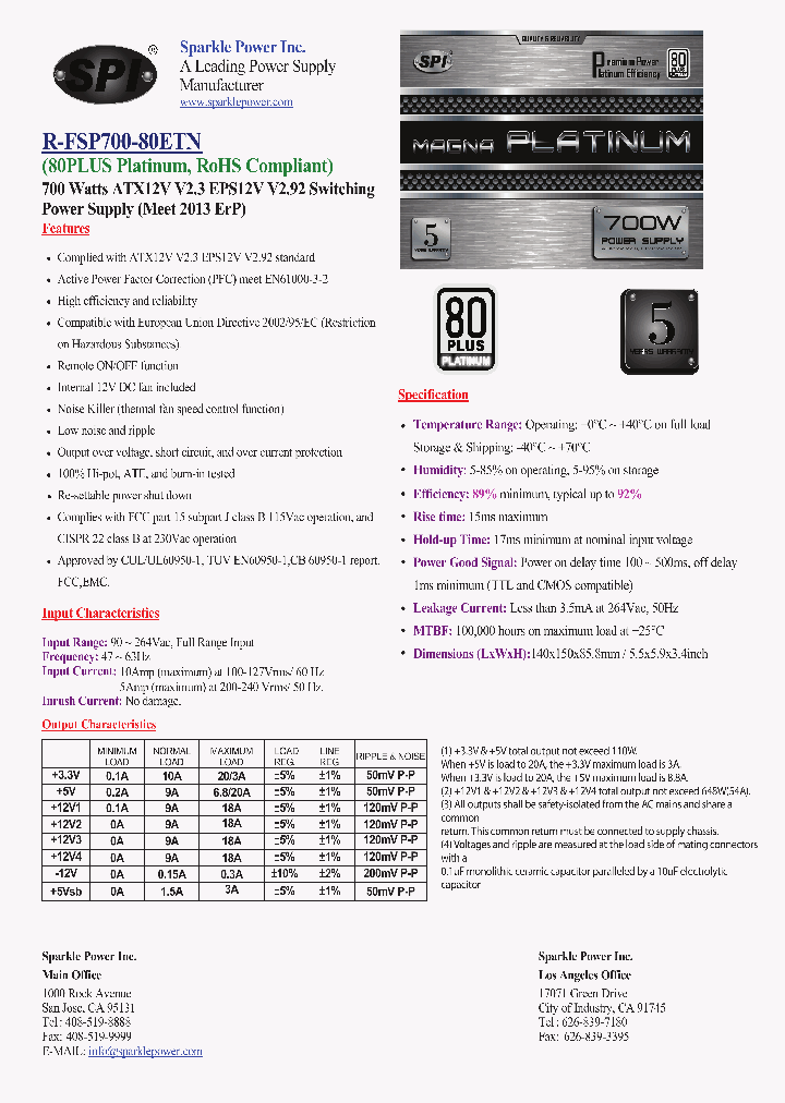 R-FSP700-80ETN_5868870.PDF Datasheet