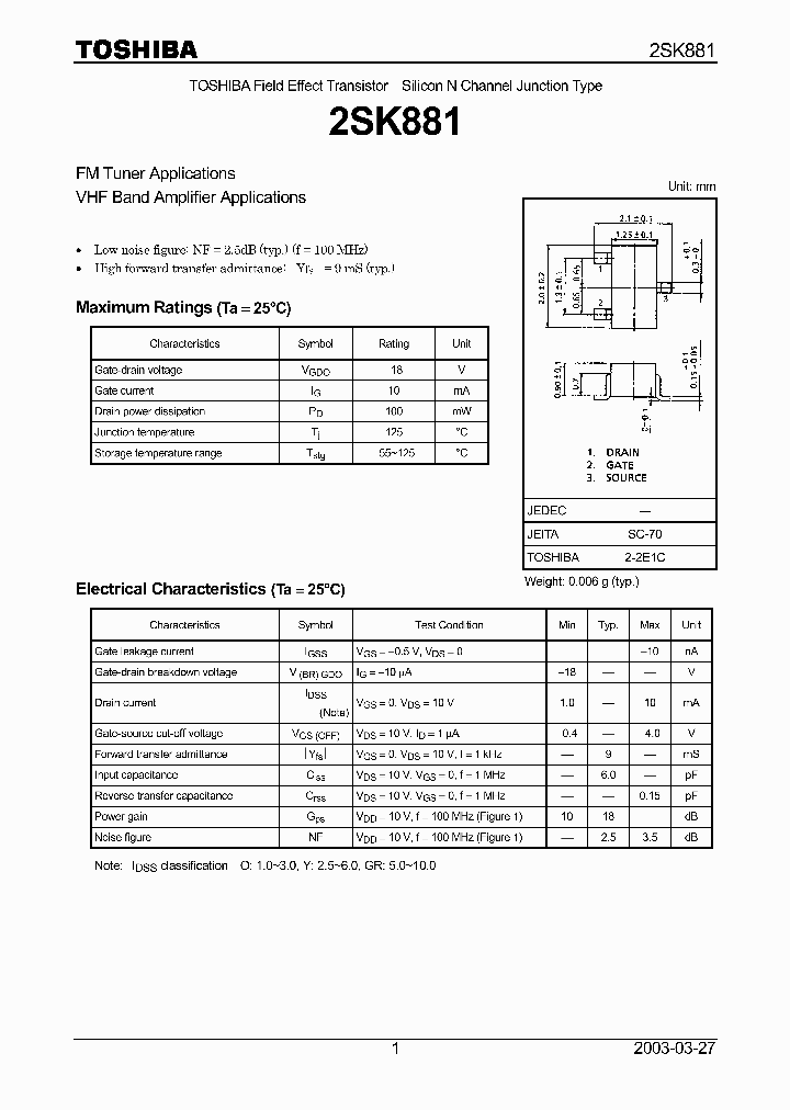 2SK881_5869595.PDF Datasheet