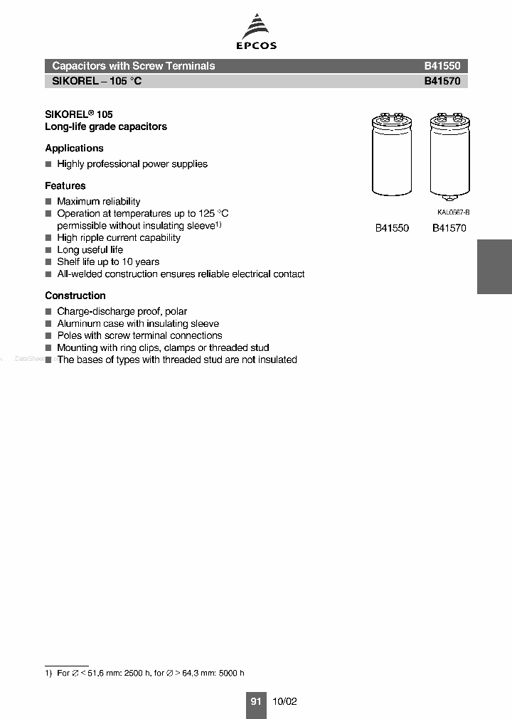 B41550_5867588.PDF Datasheet