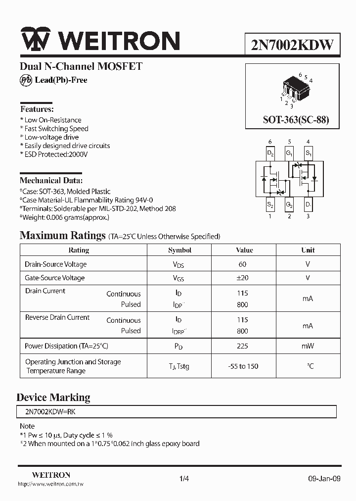 2N7002KDW_5872946.PDF Datasheet