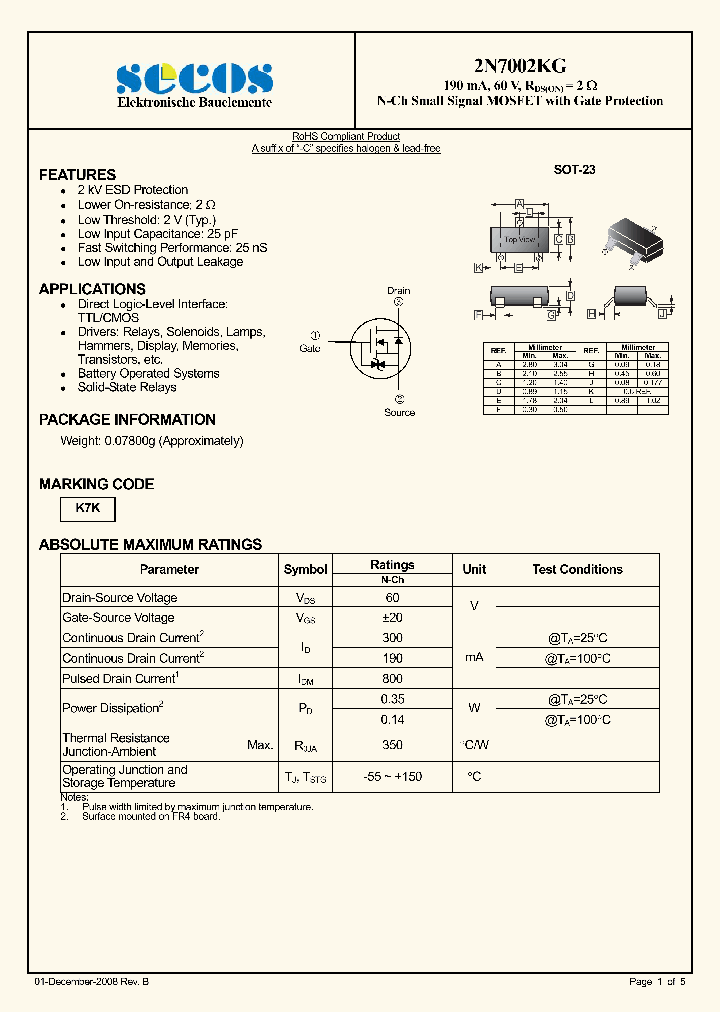 2N7002KG_5872950.PDF Datasheet