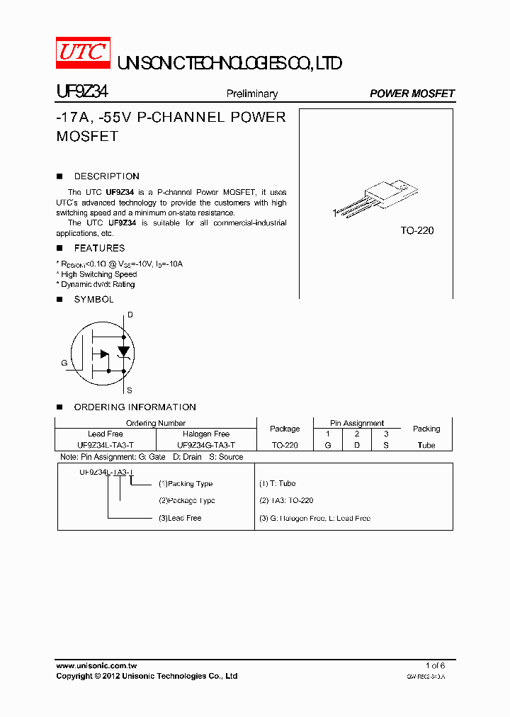 UF9Z34L-TA3-T_5875204.PDF Datasheet