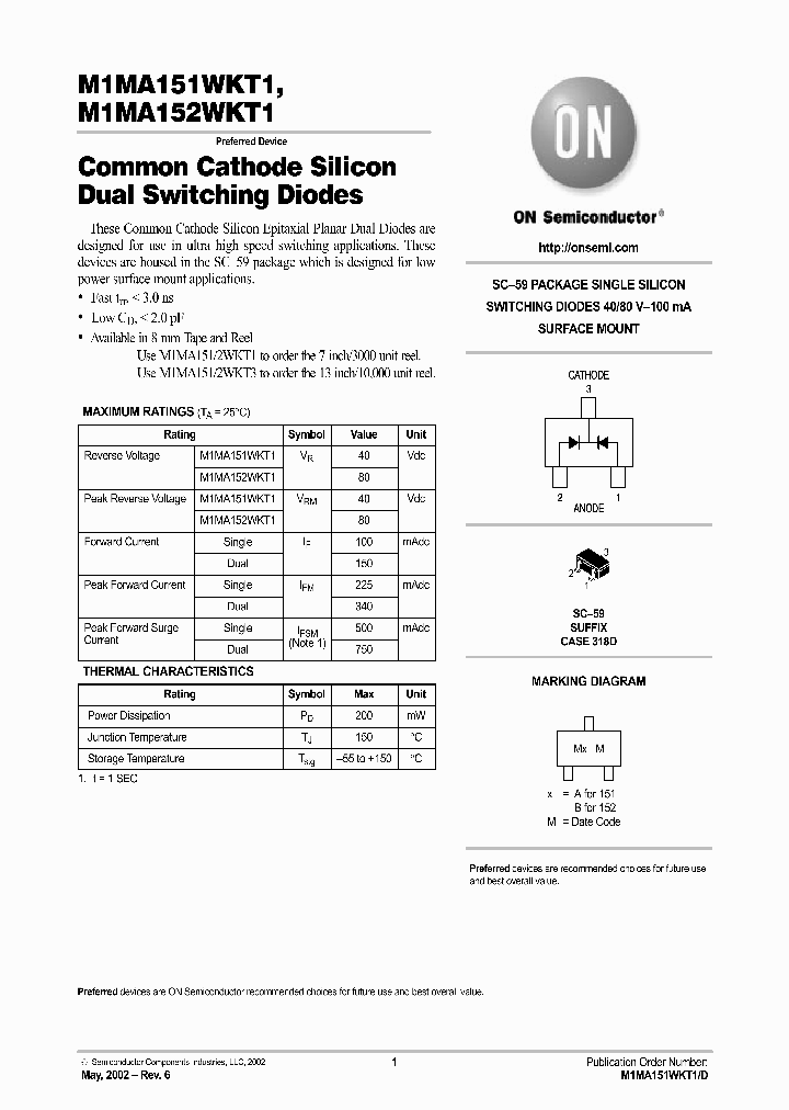 M1MA151WKT1-D_5876531.PDF Datasheet