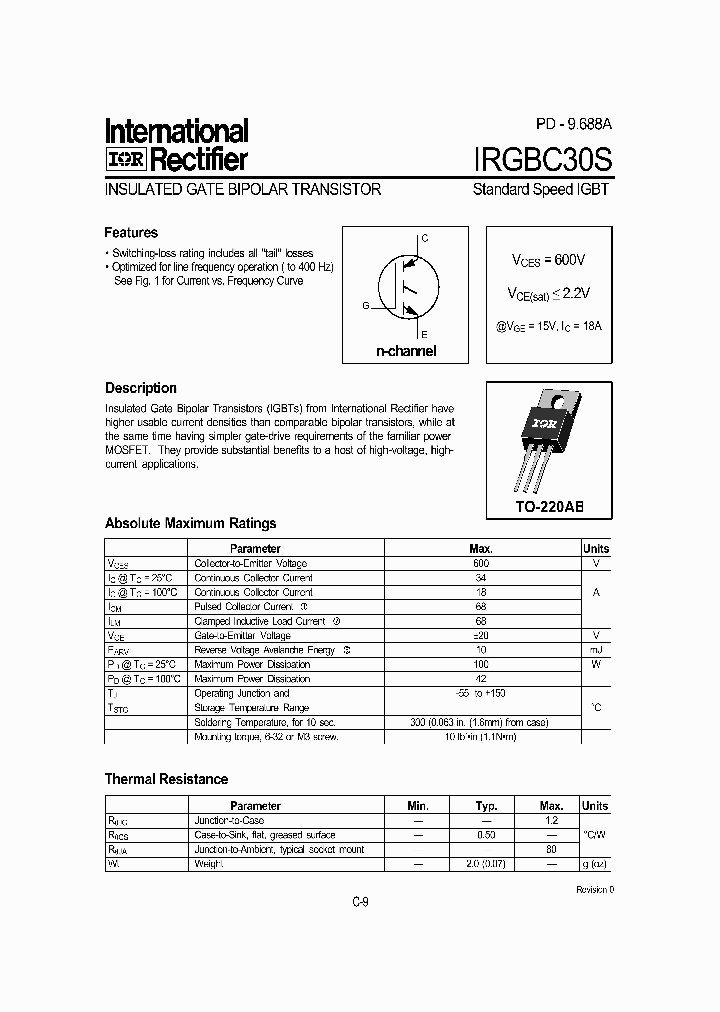IRGBC30S_5877026.PDF Datasheet