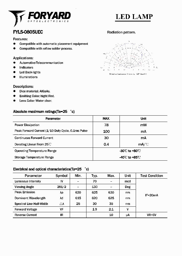 FYLS-0805UEC_5877913.PDF Datasheet