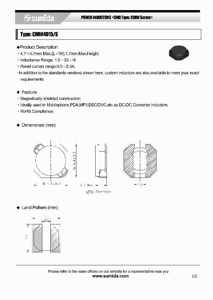 CDRH4D15_5879173.PDF Datasheet