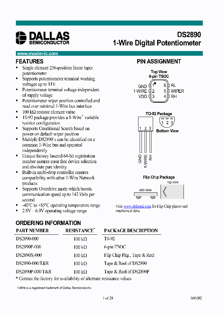 DS2890_5879909.PDF Datasheet