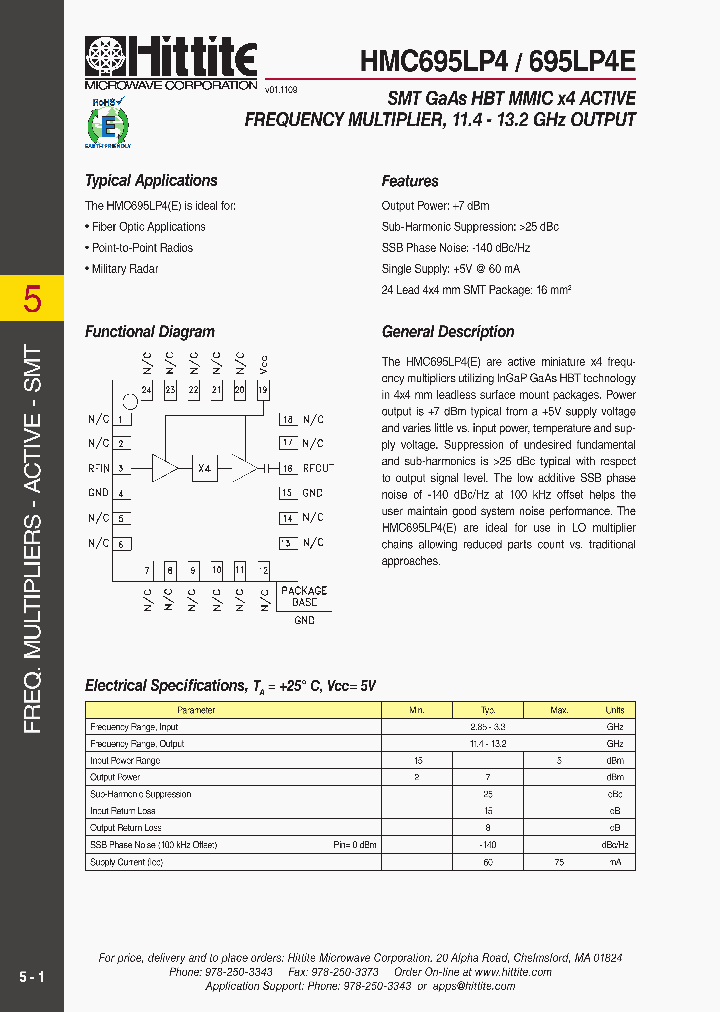 HMC695LP410_5883234.PDF Datasheet