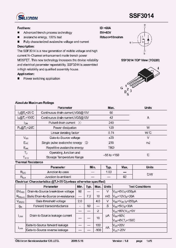 SSF3014_5886673.PDF Datasheet