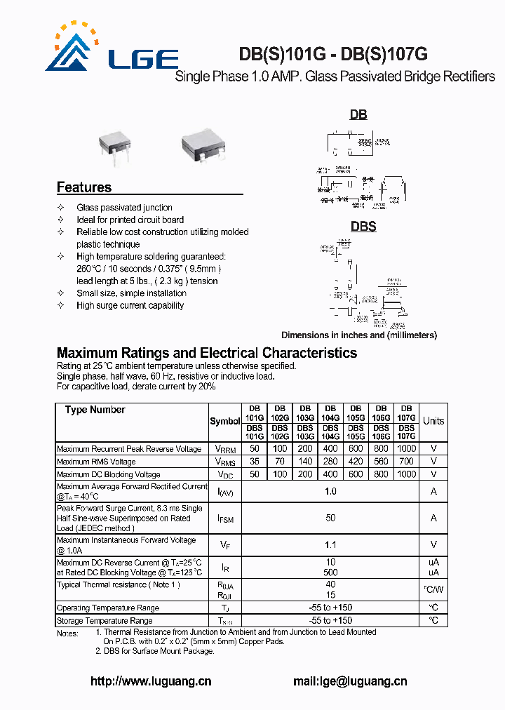 DBS103G_5889349.PDF Datasheet