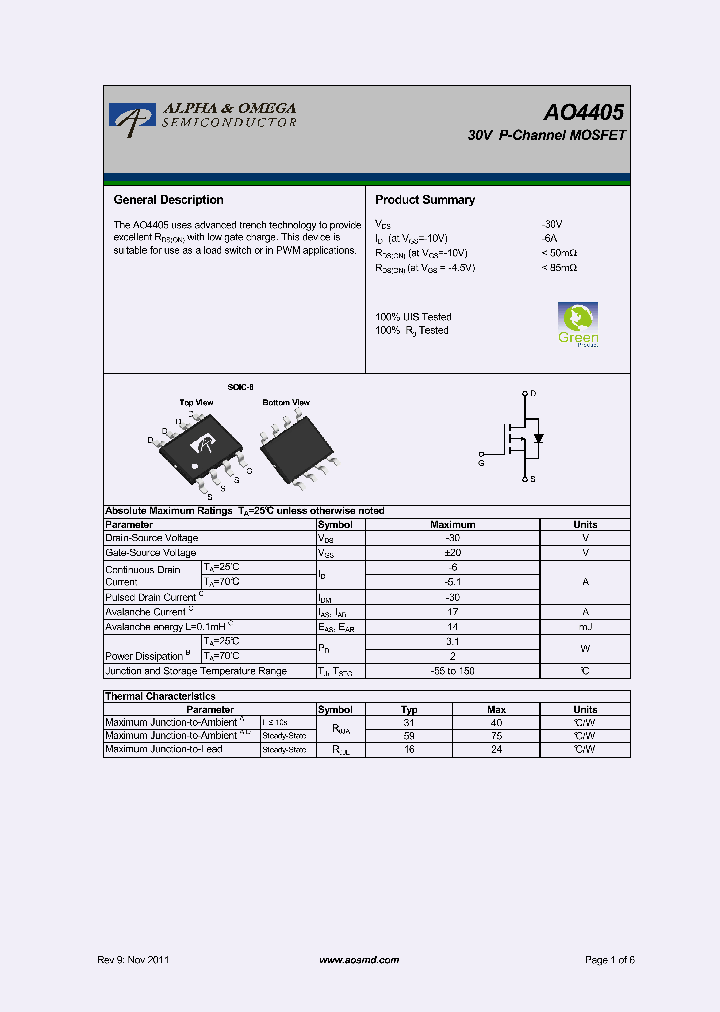 AO4405_5880856.PDF Datasheet