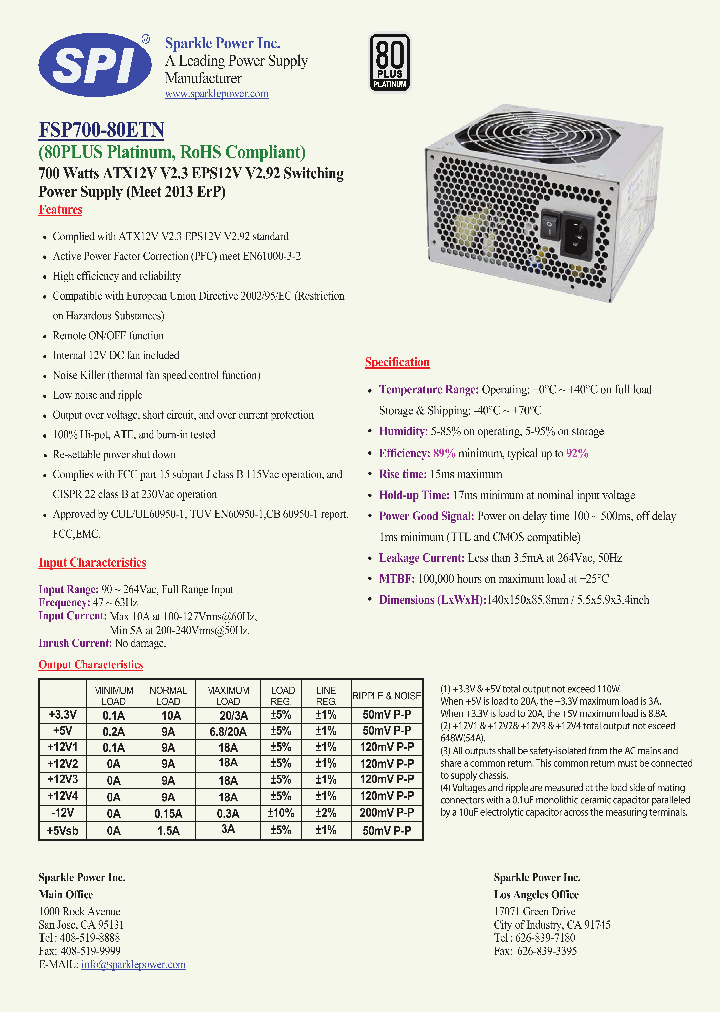 FSP700-80ETN_5890383.PDF Datasheet