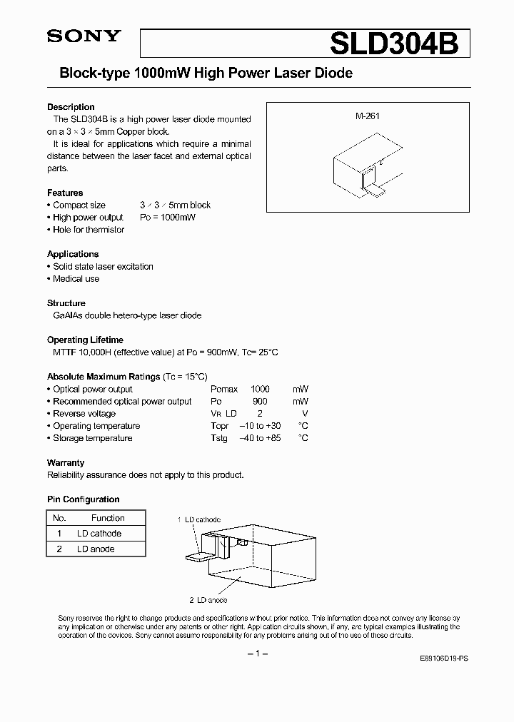SLD304B_5890832.PDF Datasheet