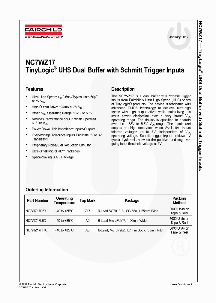 NC7WZ17FHX12_5891258.PDF Datasheet