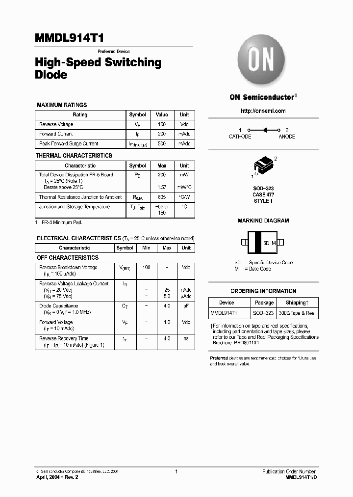 MMDL914_5897088.PDF Datasheet