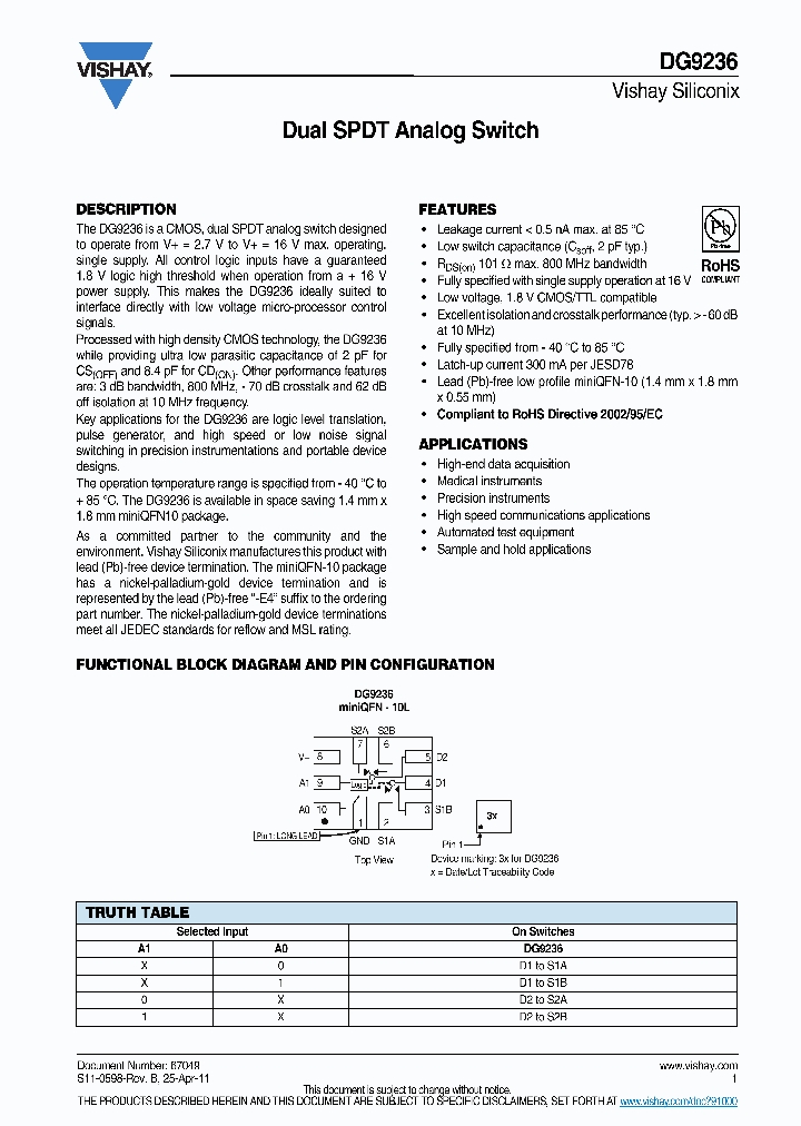 DG9236DN-T1-E4_5896487.PDF Datasheet