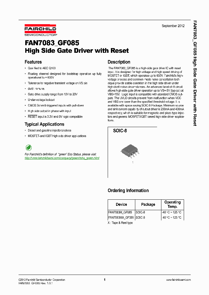 FAN7083MX12_5903816.PDF Datasheet