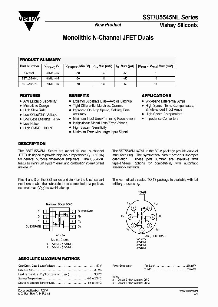 U5546NL_5907170.PDF Datasheet