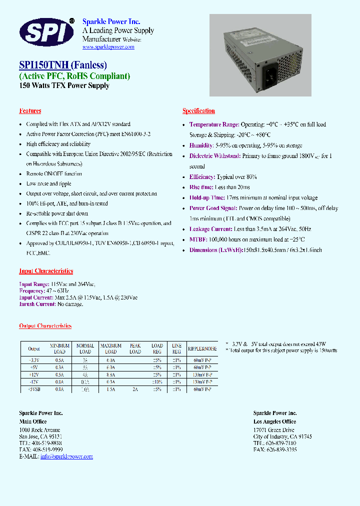SPI150TNH_5909429.PDF Datasheet