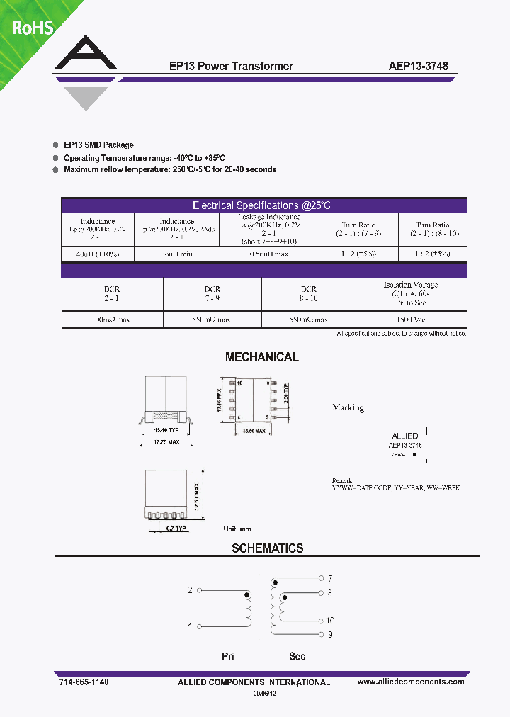 AEP13-3748_5894924.PDF Datasheet