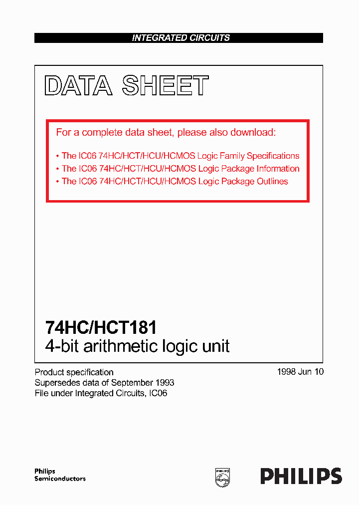 74HC181D_5880054.PDF Datasheet