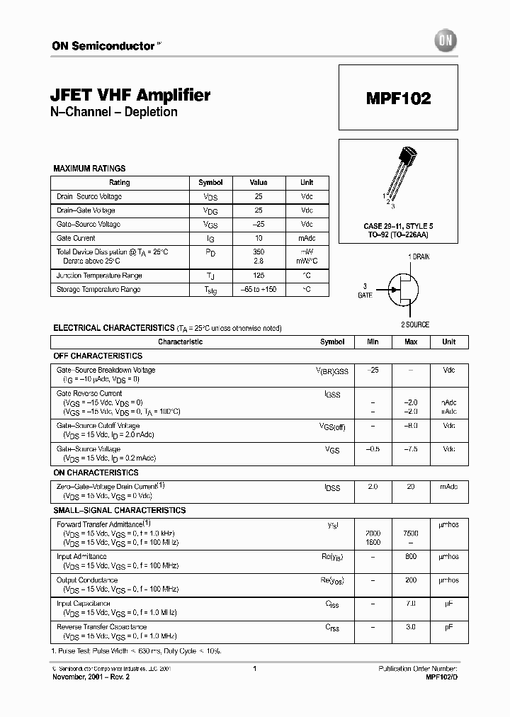 MPF102-D_5914851.PDF Datasheet